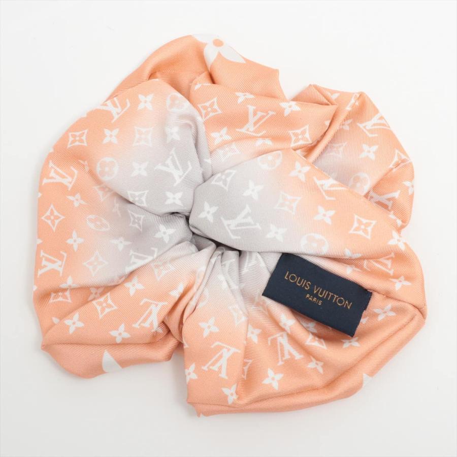 ヴィトン M76801 シュシュモノグラム プール IS1220 シュシュ シルク  