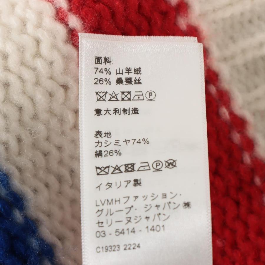 セリーヌ 22AW カシミヤ×シルク ニット S レディース マルチカラー 
