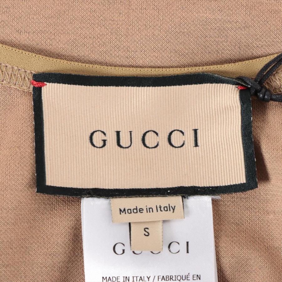 グッチ×ノースフェイス コットン×ナイロン タンクトップ S レディース  