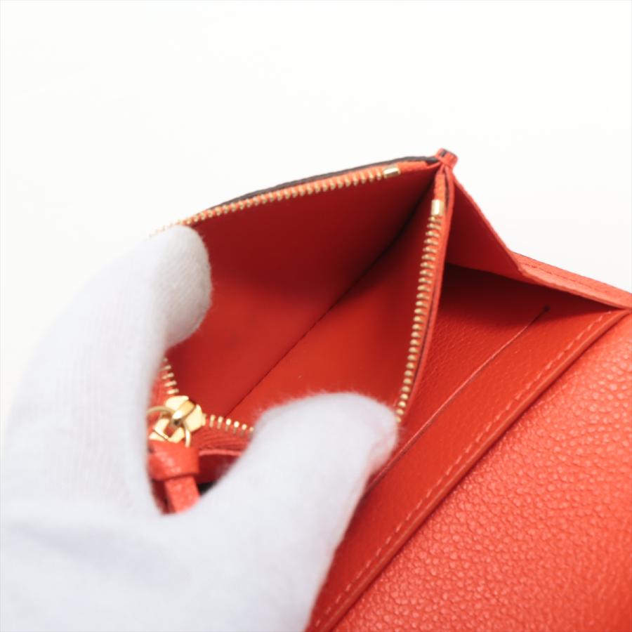 ヴィトン モノグラムアンプラント ポルトモネ・ロザリ M82393 オレンジ