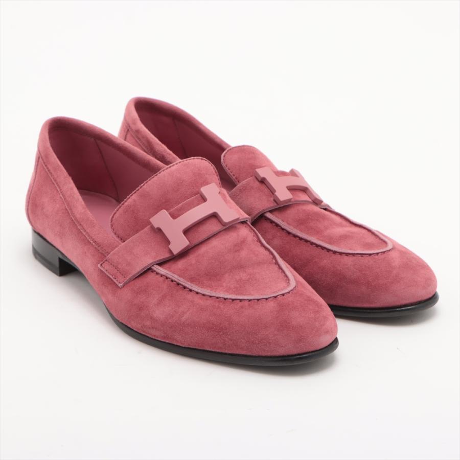 HERMES エルメス スエード ローファー 35 1/2 22.5cm 袋付き