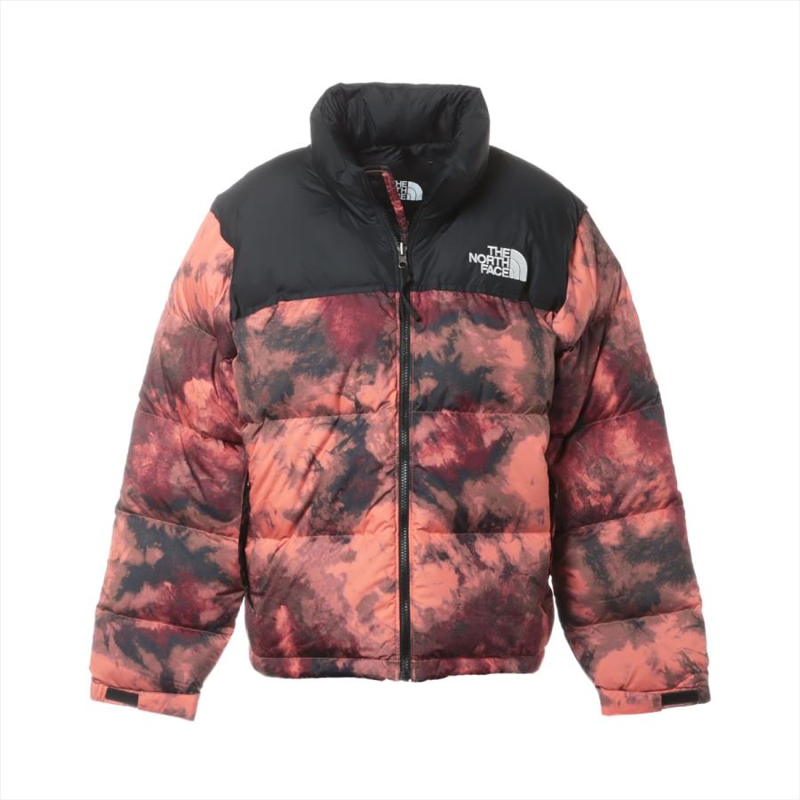 ノースフェイス ナイロン ダウンジャケット XL レディース レッド 