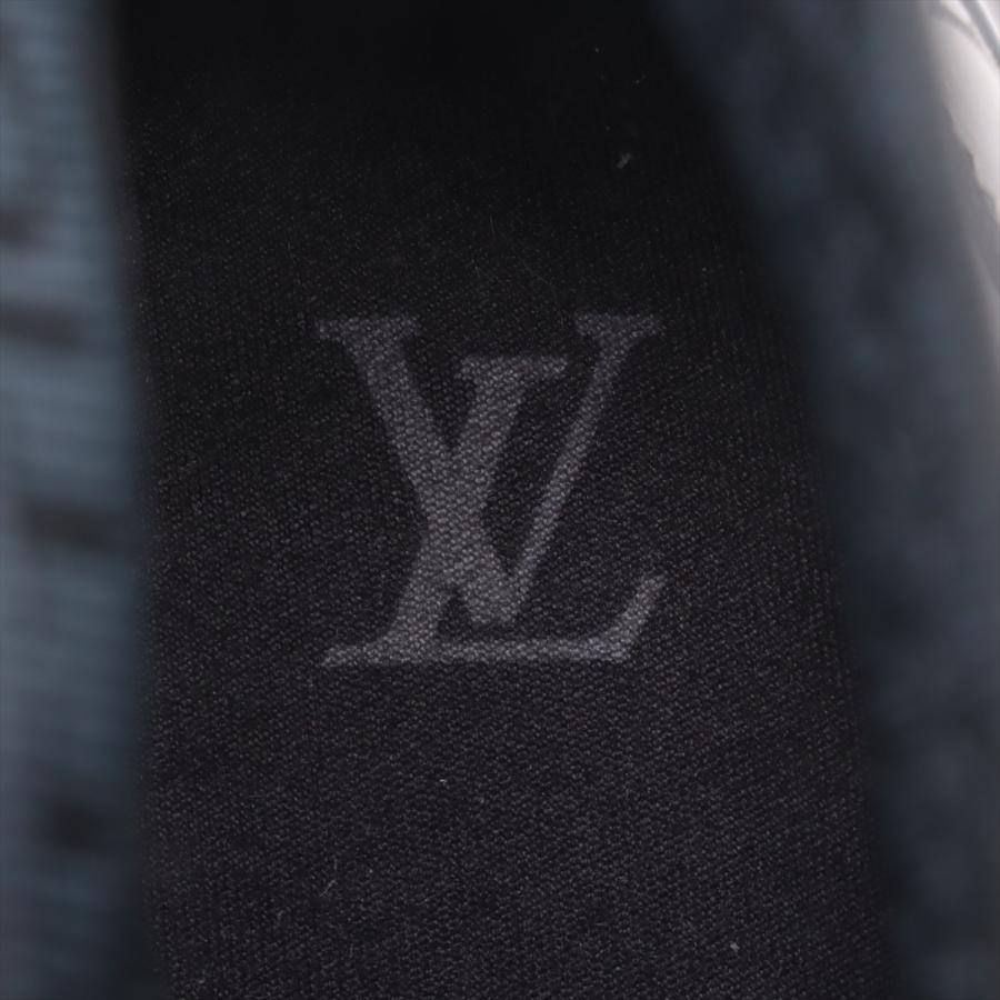 ヴィトン ランアウェイパルスライン ファブリック ハイカットスニーカー 6 1/2 メンズ ブラック モノグラム ソックススニーカー｜usus｜08