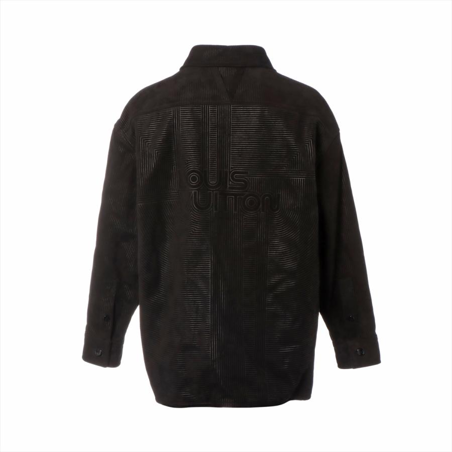 驚きの破格値，最新作】 ヴィトン 24SS レザー シャツ 52 メンズ