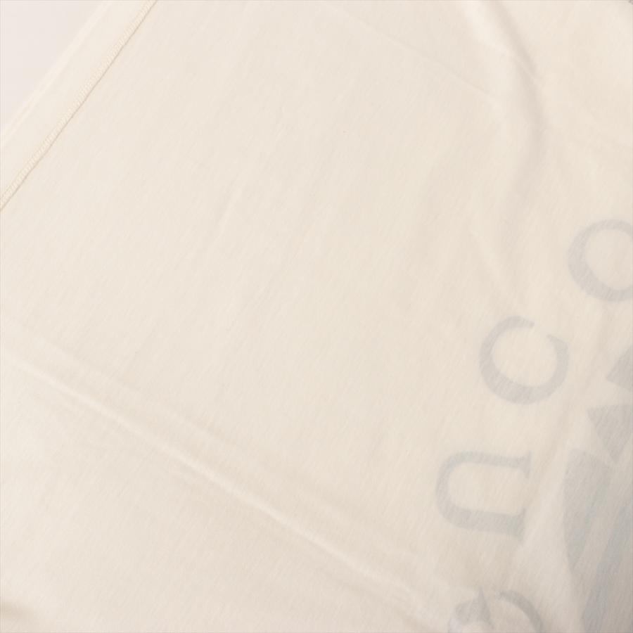 グッチ×アディダス コットン Tシャツ XS メンズ ホワイト  702612｜usus｜04