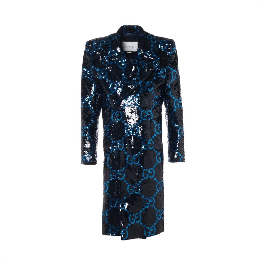 グッチ×バレンシアガ ジャンボGG ミケーレ期 スパンコール コート 44  