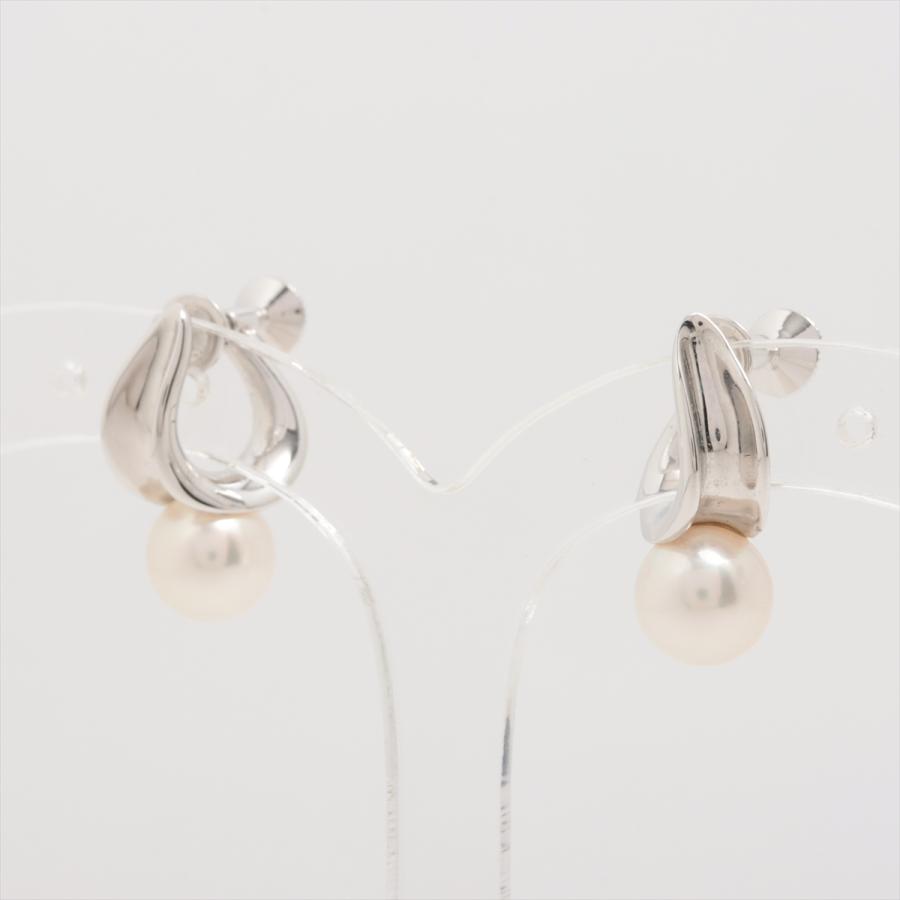 ミキモト パール イヤリング K18(WG) 7.2g 約8.0mm : a2999163 : ALLU  