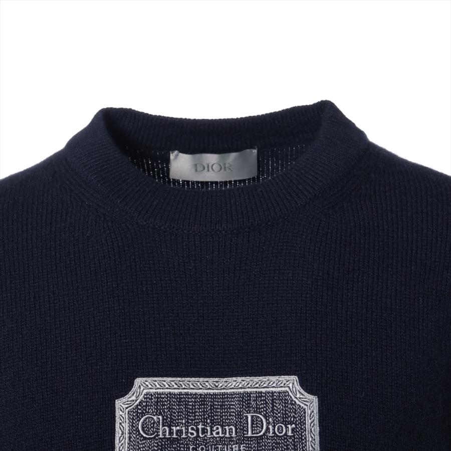 ディオール カシミヤ ニット M メンズ ネイビー 243M645AT474 ディオール カシミヤ ニット M メンズ ネイビー 243M645AT474