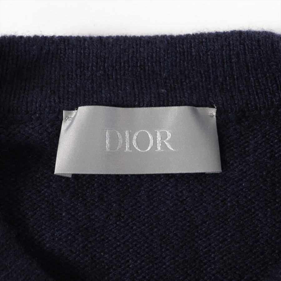 ディオール カシミヤ ニット M メンズ ネイビー 243M645AT474 ディオール カシミヤ ニット M メンズ ネイビー 243M645AT474