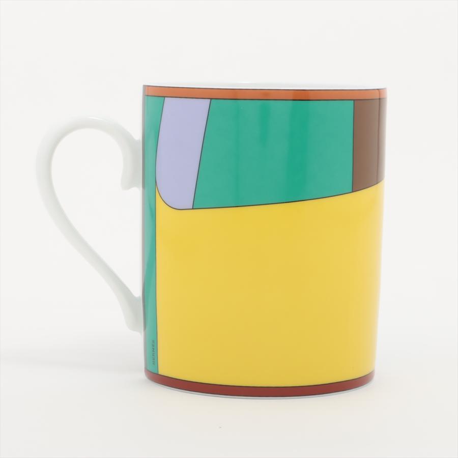 エルメス セルパンティーヌ マグカップ 陶器 マルチカラー No.2 底印 