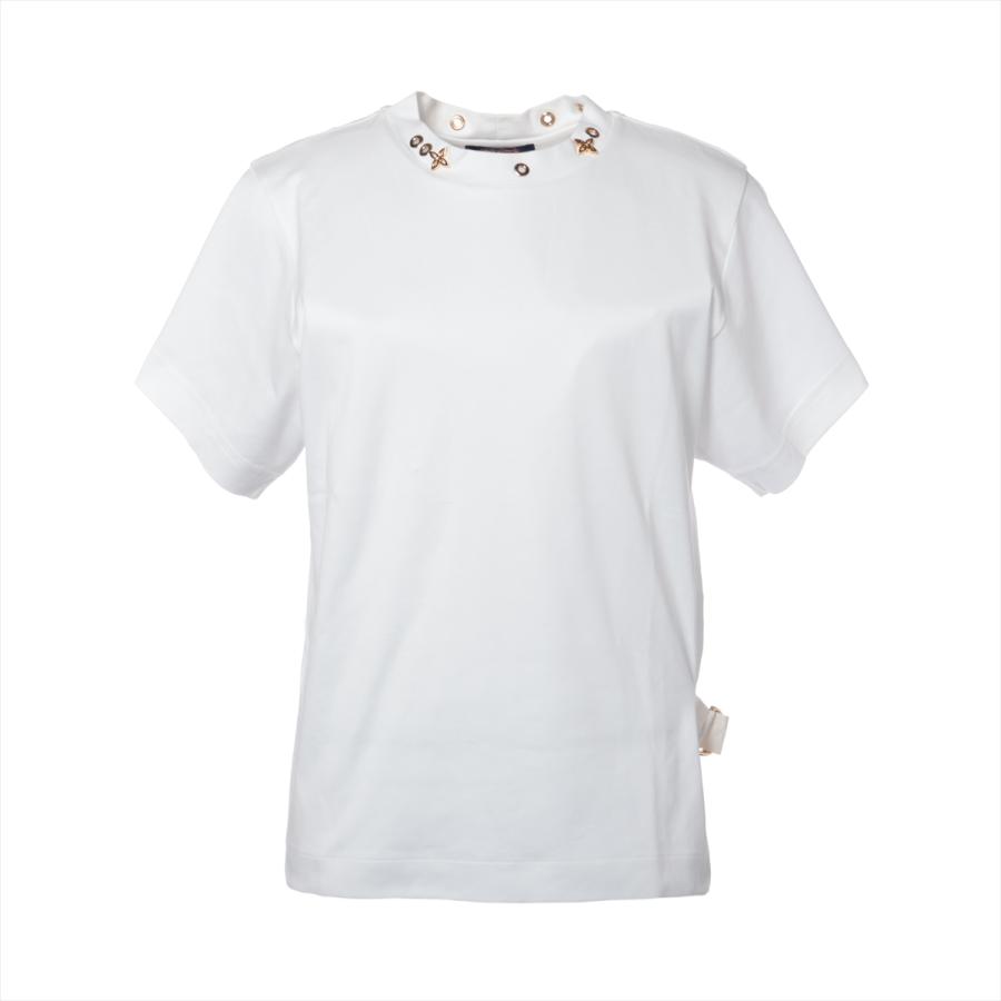 ヴィトン 19SS コットン Tシャツ S レディース ホワイト サイド 