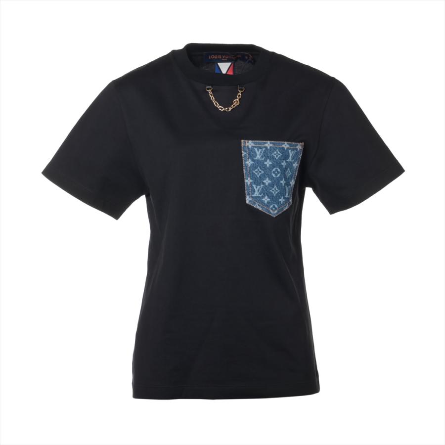 ヴィトン 24AW コットン Tシャツ XS レディース ブラック RW242WD 