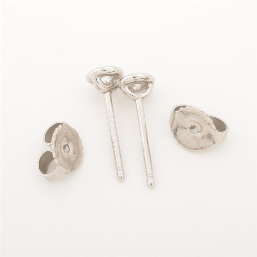 ティファニー バイザヤード ダイヤ ピアス Pt950 1.4g 直径約4.30mm  