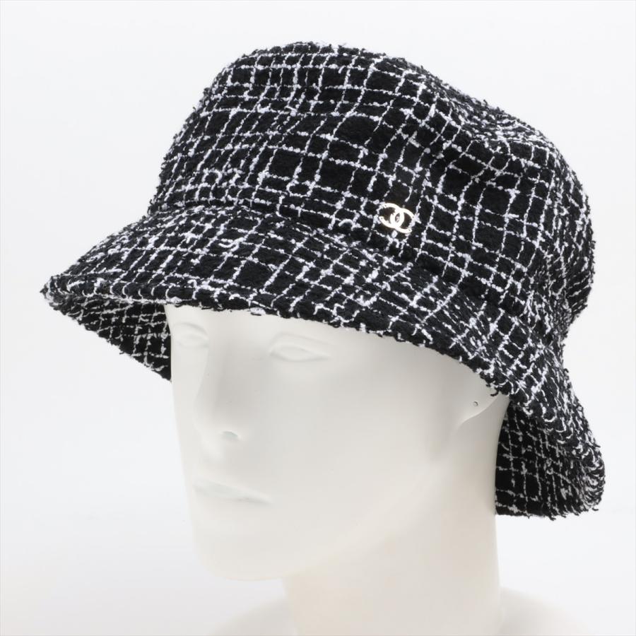 シャネル CHANEL 23B ツイード バケットハット