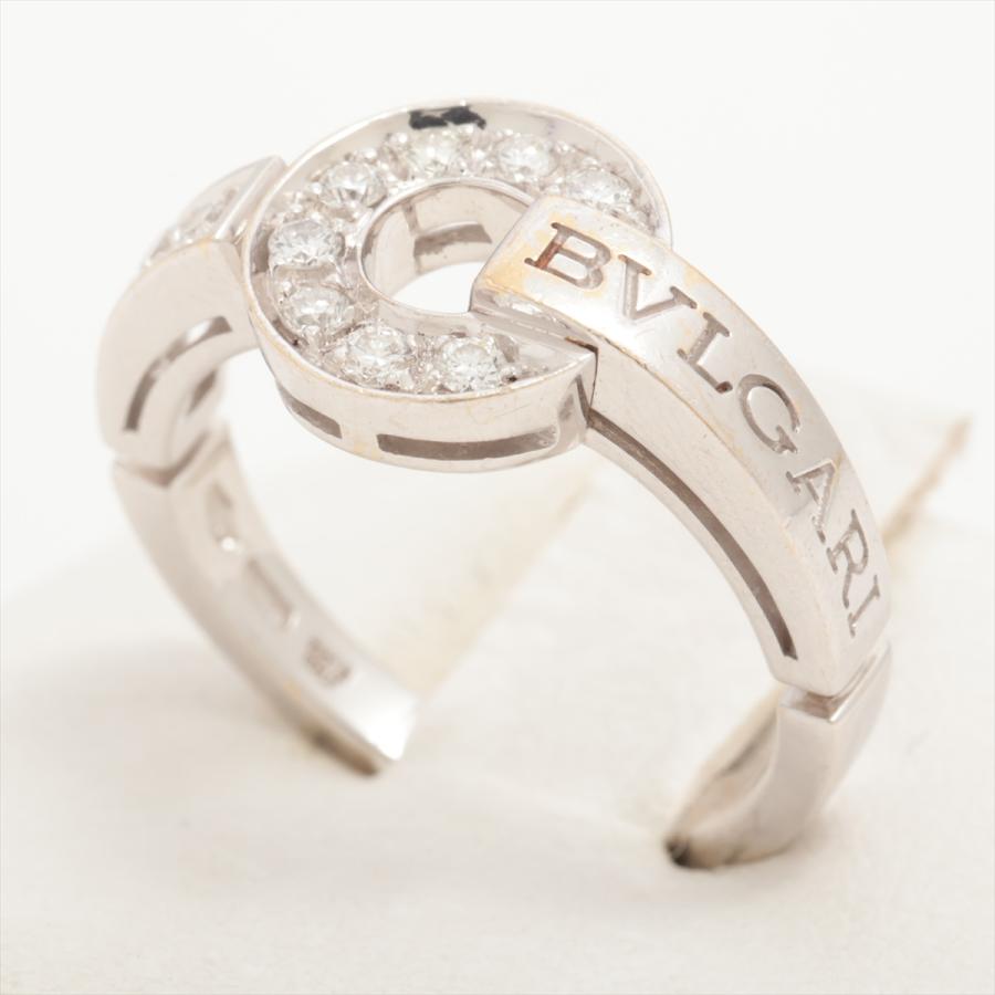 ブルガリ ブルガリブルガリ ダイヤ リング 750(WG) 5.5g : a3107334  