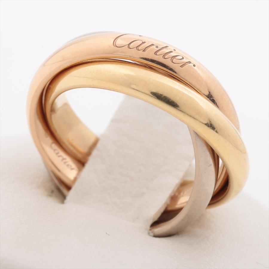 ⚪︎Cartier カルティエ トリニティ リング 750 K18 4.7g 8号