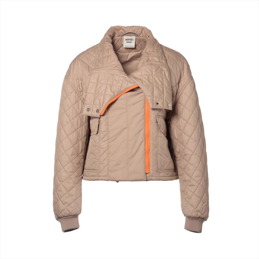 エルメス セリエ 23SS ポリエステル キルティングジャケット 36 