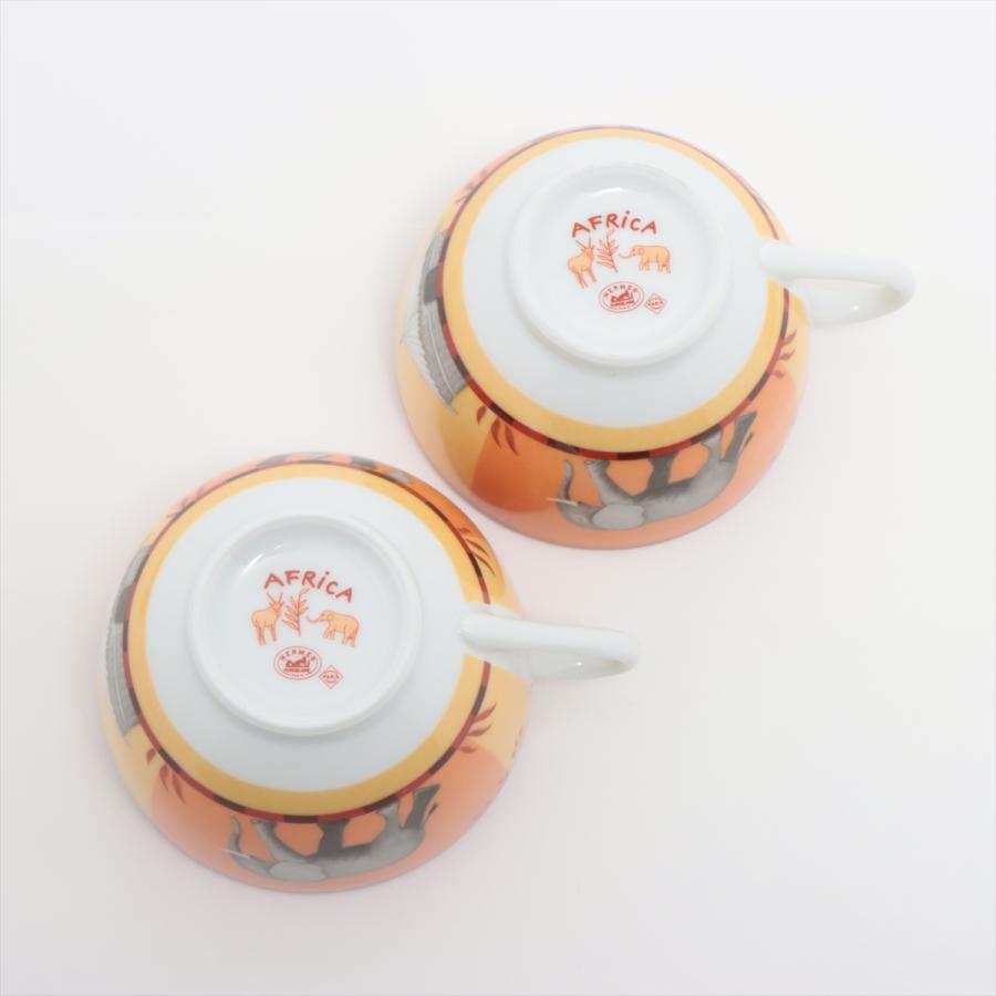 エルメス アフリカ カップ&ソーサー 陶器 2点セット : a3123747 