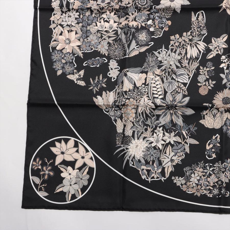 エルメス カレ90 PLANIFLEURS プラニフルール スカーフ シルク 