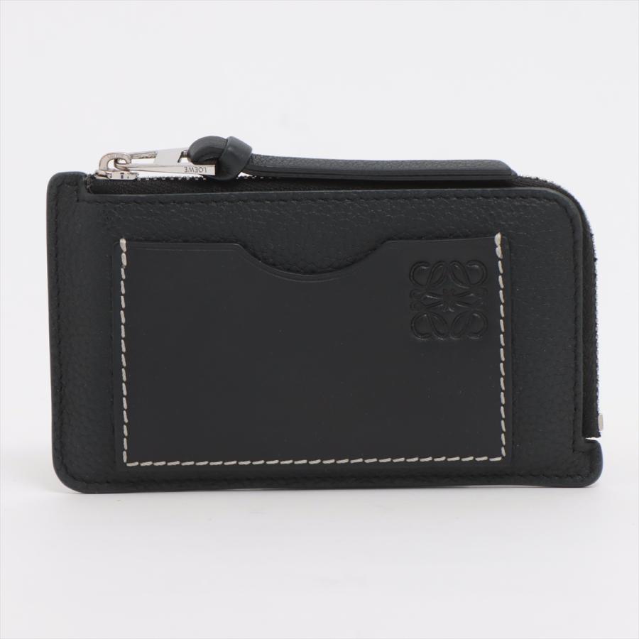 LOEWE 黒 レザー フラグメントケース