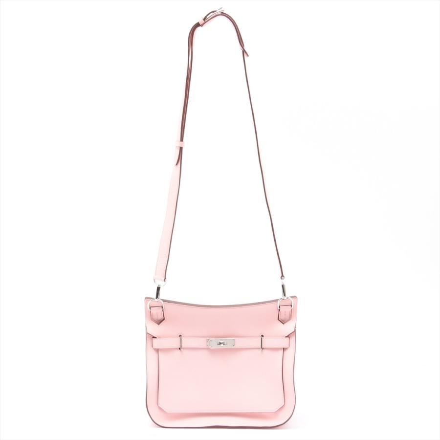 エルメス ジプシエール28 ヴォースイフト 2wayハンドバッグ ローズサクラ シルバー金具 T Creativeweb Pt