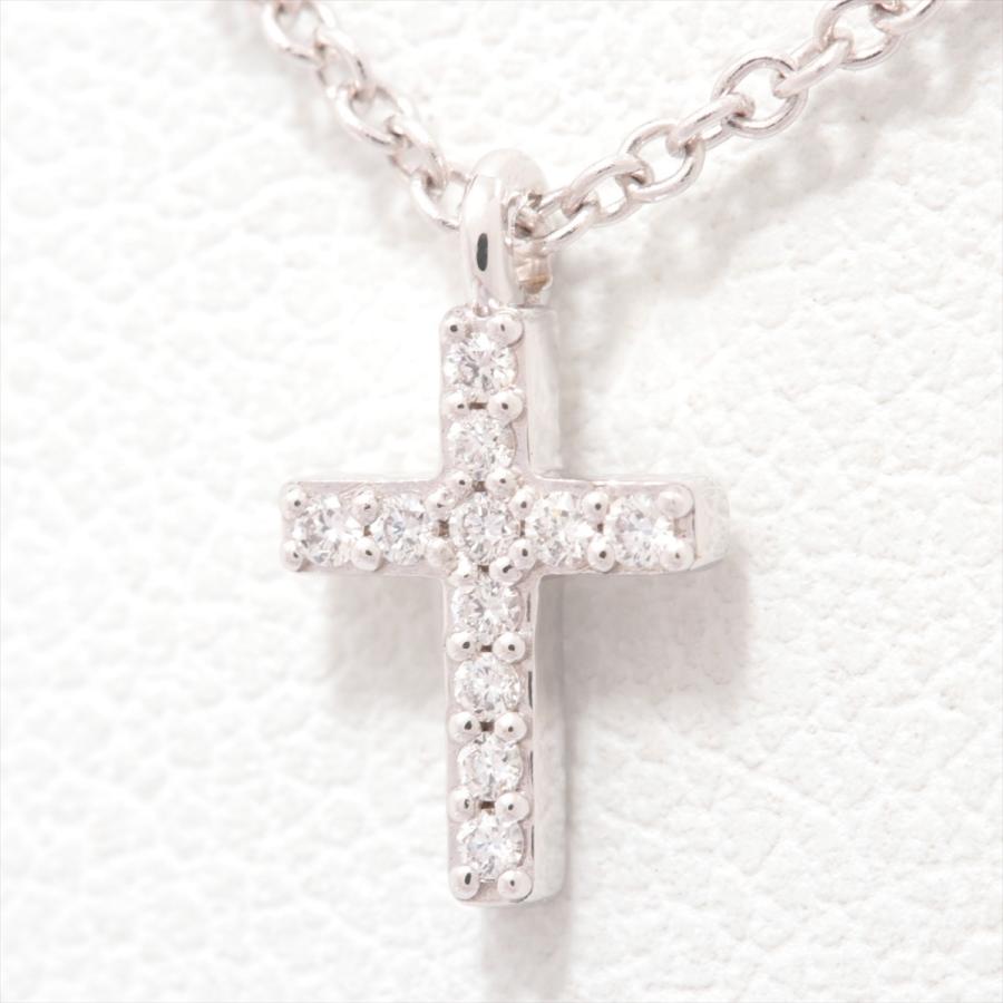 ティファニー Tiffany Co メトロクロス ミニ ダイヤネックレス 750wgvc Fr0103 Allu Yahoo ショップ 通販 Yahoo ショッピング