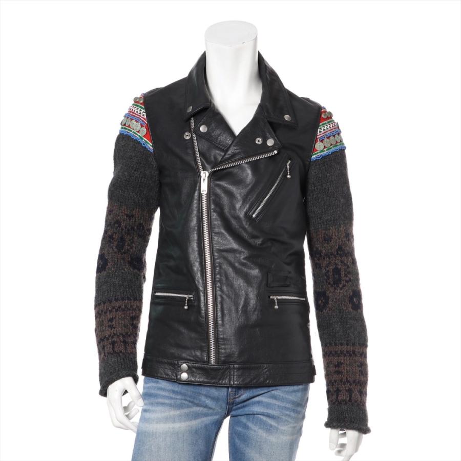 アンダーカバー レザー ライダースジャケット サイズ2 メンズ ブラック ニット切替 ビーズ コインチャーム Hx Allu Yahoo ショップ 通販 Yahoo ショッピング