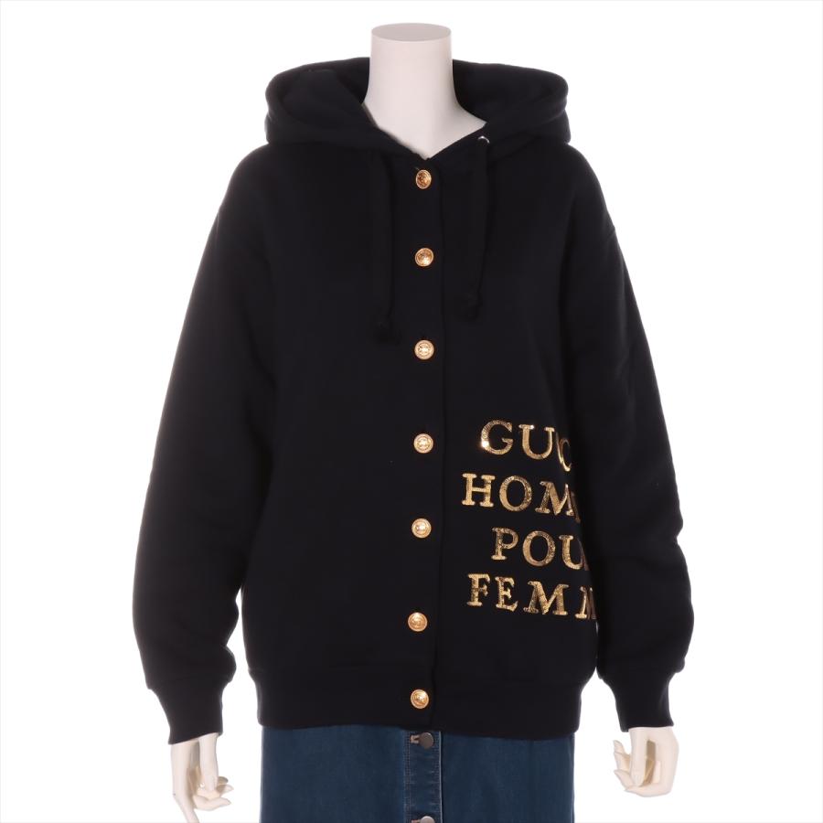 新着商品 グッチ コットン パーカー Xs レディース ブラック 正規品 Habitat Jeunes Normandie Fr