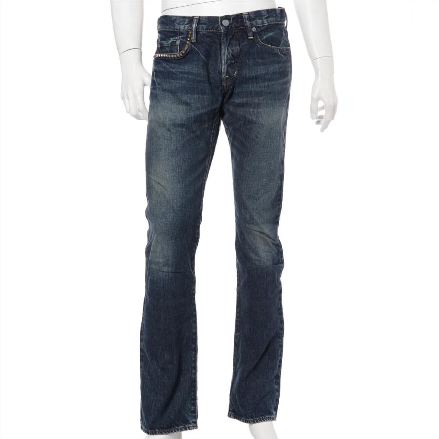 ヒステリックグラマー コットン デニムパンツ 32インチ メンズ ブルー  