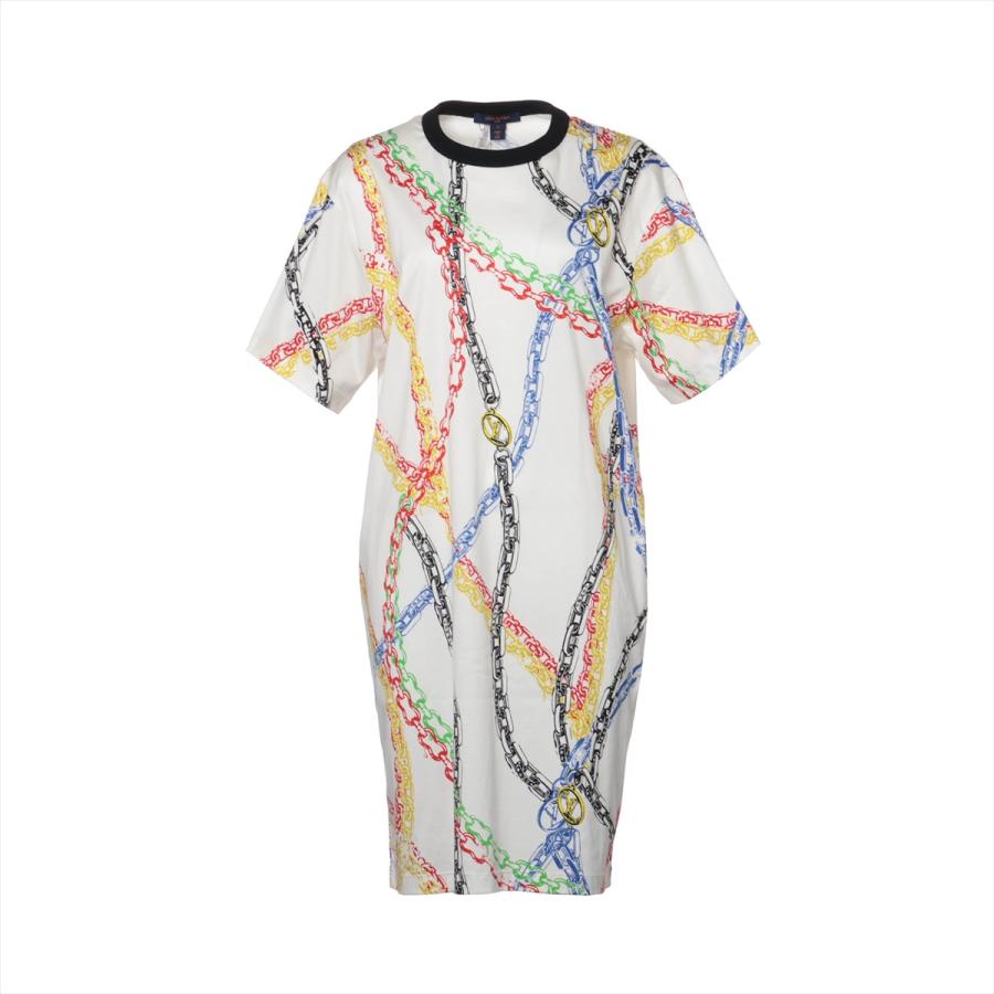 ヴィトン 21AW コットン ワンピース L レディース マルチカラー RW212W  