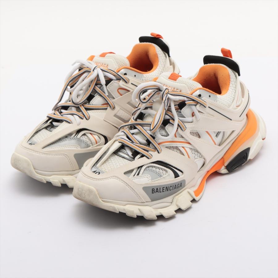 最適な材料 バレンシアガ トラックトレーナー キャンバス スニーカー 40 メンズ オレンジ シューズ Www Reinnec Cl