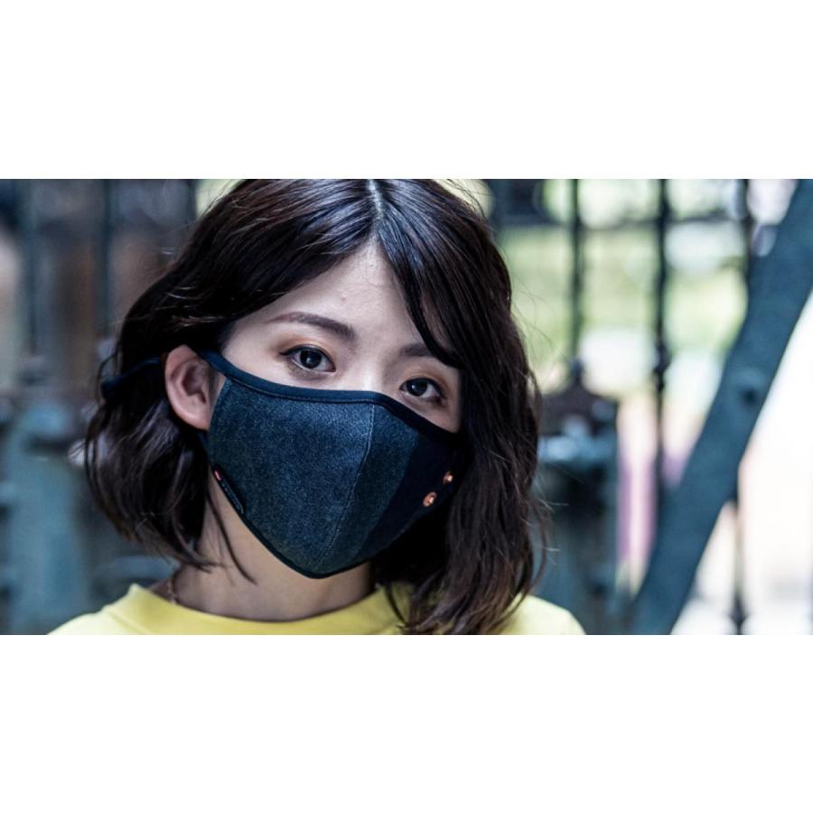 マスク　立体構造　布　洗える　繰り返し　デニム　調節可　ユニセックス　小顔効果　おしゃれ　やわらか |  | 01