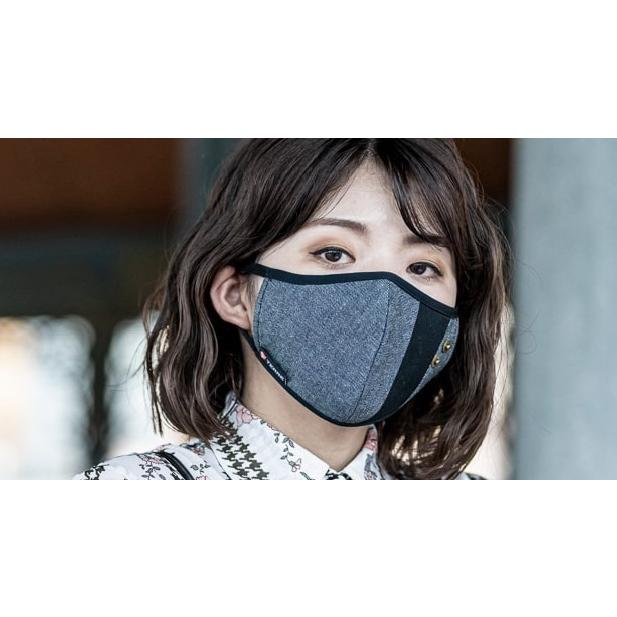 マスク　立体構造　布　洗える　繰り返し　デニム　調節可　ユニセックス　小顔効果　おしゃれ　やわらか |  | 03