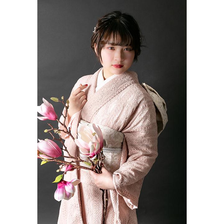 オリジナルブランド総ソフトレースの振袖と桐生帯セット くすみピンクレース エレガント キュートお上嬢様 レンタル 送料無料 Hurisodelace02 うたかた着物宅配レンタルいちは 通販 Yahoo ショッピング