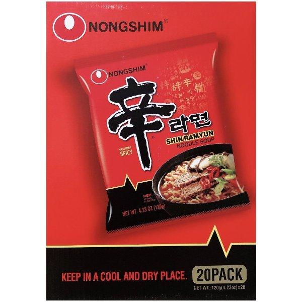 韓国 農心 辛ラーメン 107g 袋 韓国食品 即席麺 韓国ラーメン 韓国食品 コストコ 激辛 インスタント麺 おいしい 辛い麺 やみつき 簡単調理 オンラインショップこまち 通販 Yahoo ショッピング