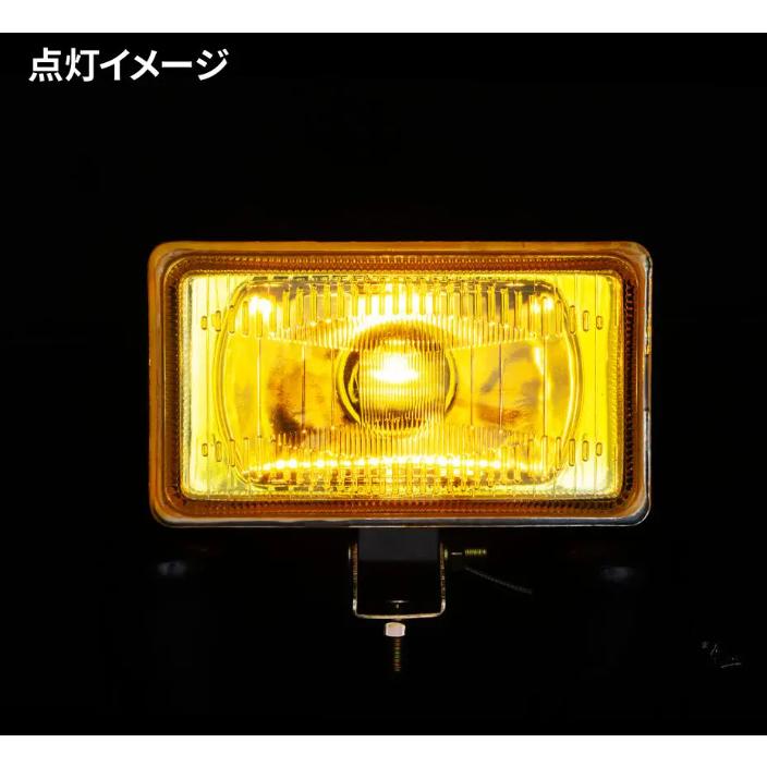 ジェットイノウエ 角型ハロゲンランプ（フォグランプ）イエロー 150×85
