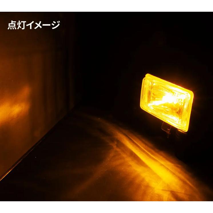 ジェットイノウエ 角型ハロゲンランプ（フォグランプ）イエロー 150×85