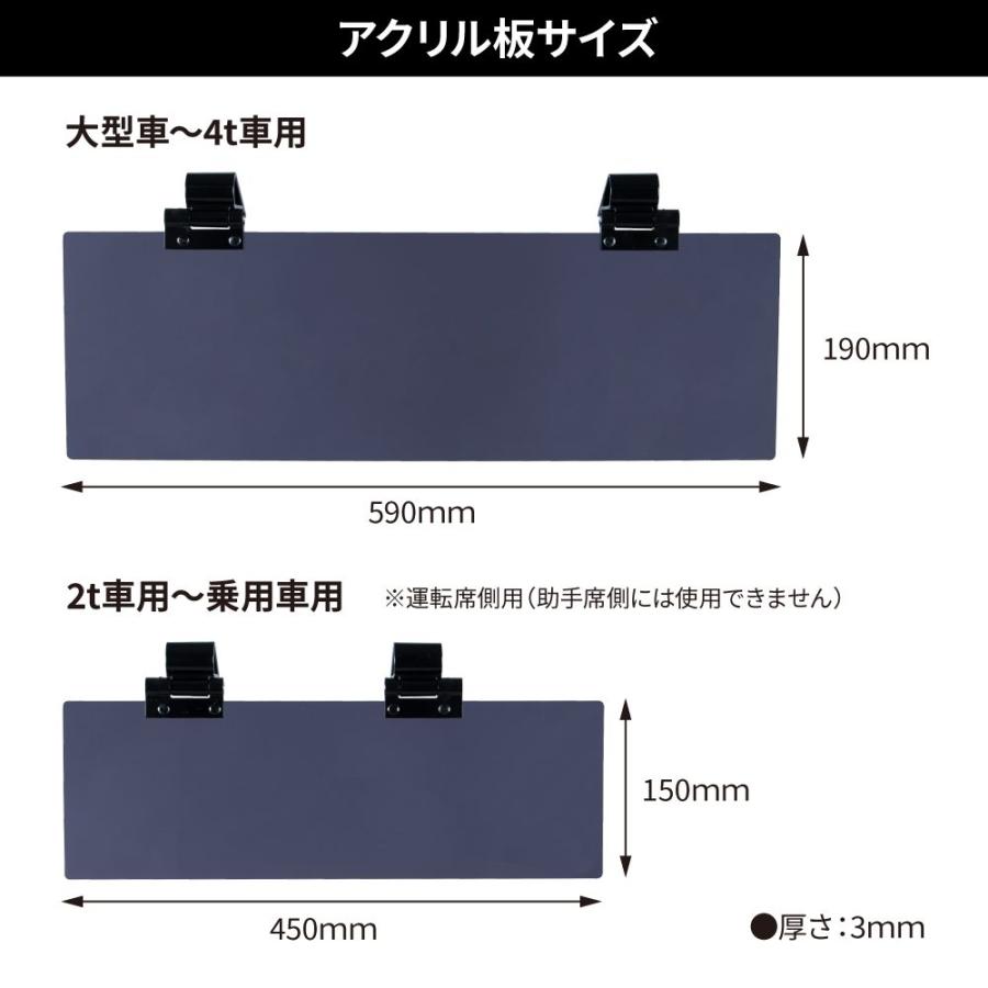 アクリルサンバイザー 大型 4t〜大型車 : トラックアート歌麿Yahoo