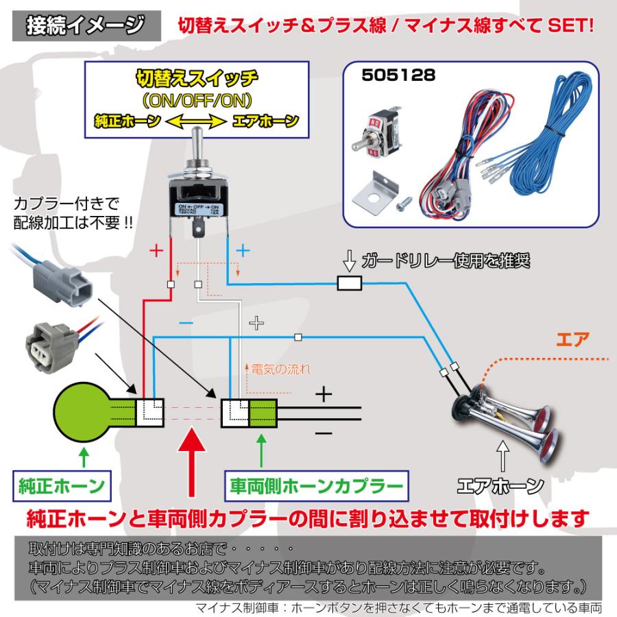 ジェットイノウエ ホーン切替スイッチ○いすゞ 320○UDファイン