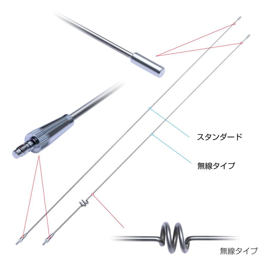 ステンレスアンテナ【日野】4t・大型用 無線タイプ : トラックアート