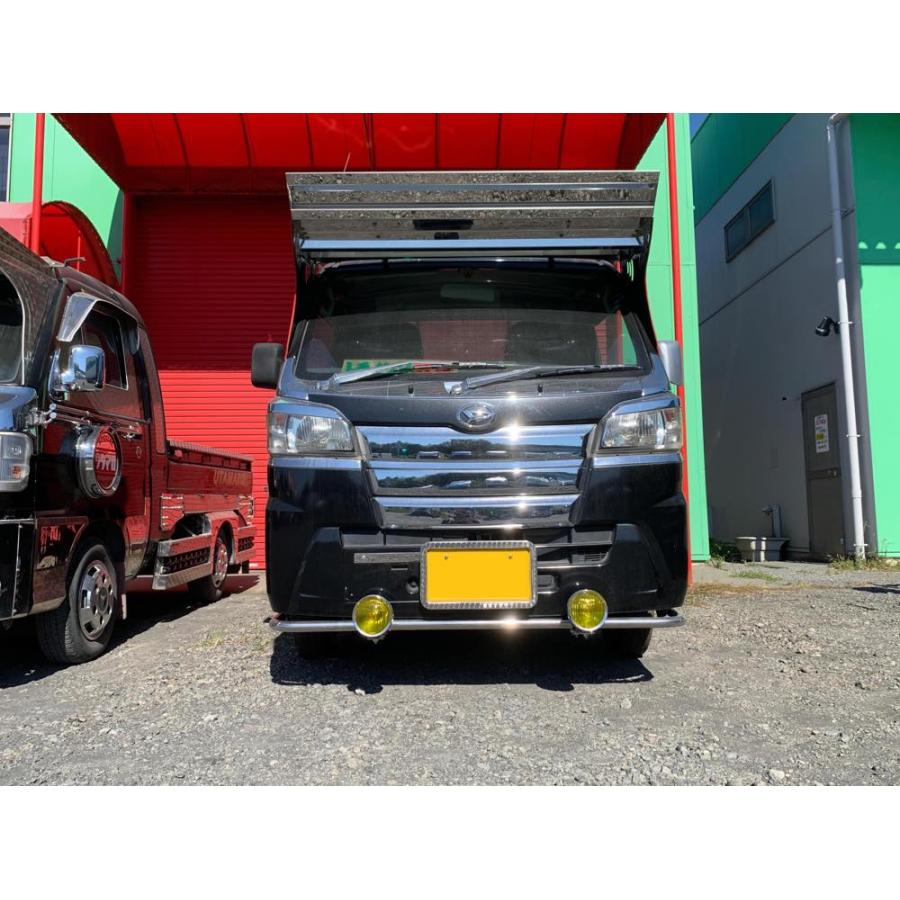 34Φステン丸パイプスポイラー用140Φフォグランプ取付ステー 2枚セット