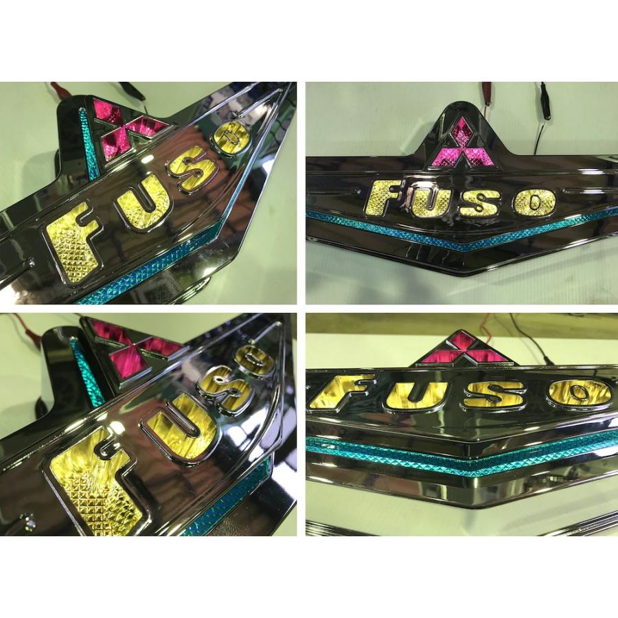 メッキFUSOバスマークアンドン(フソーバスマーク)小 メッキFUSOバスマークアンドン(フソーバスマーク)小