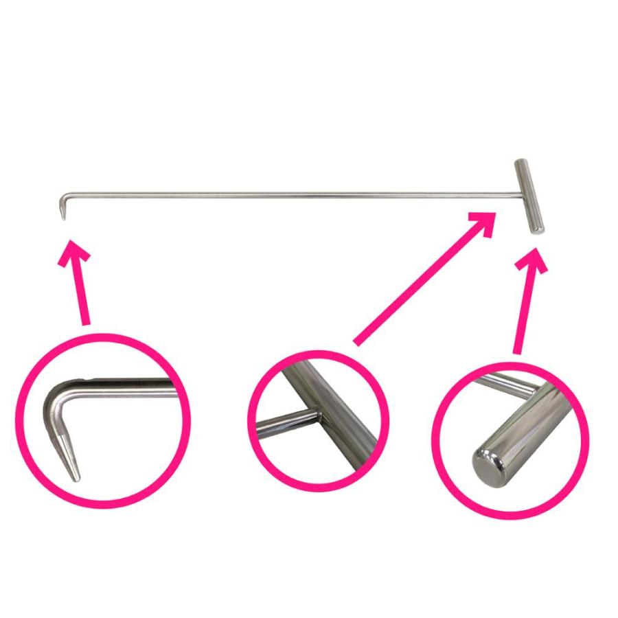 ステンレス引っ張り棒 【T型（平行）】 : トラックアート歌麿Yahoo!店