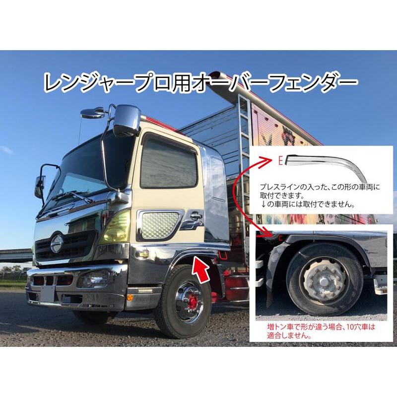 レンジャープロ用オーバーフェンダー☆左右セット（※10穴車不可