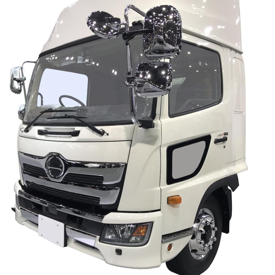 日野レンジャー鱗フェンダー 訳あり！日野 新型 17 レンジャー オーバーフェンダーパネル
