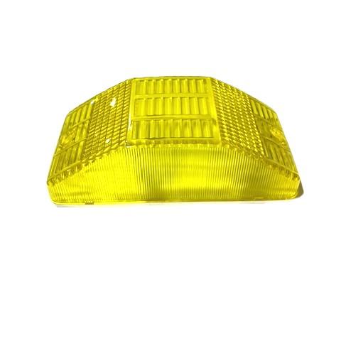 No.61 小糸 2連 車検対応状態 リメイク 新品レンズ 右（運転席側） 中間サイドレンズ 小糸タイプ イエロー 中間サイドランプレンズ 黄