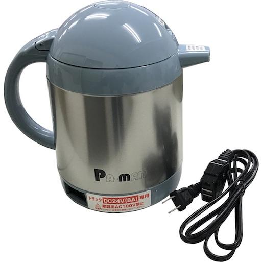 湯沸かしポット24Vブルー（コンセント） : トラックアート歌麿Yahoo