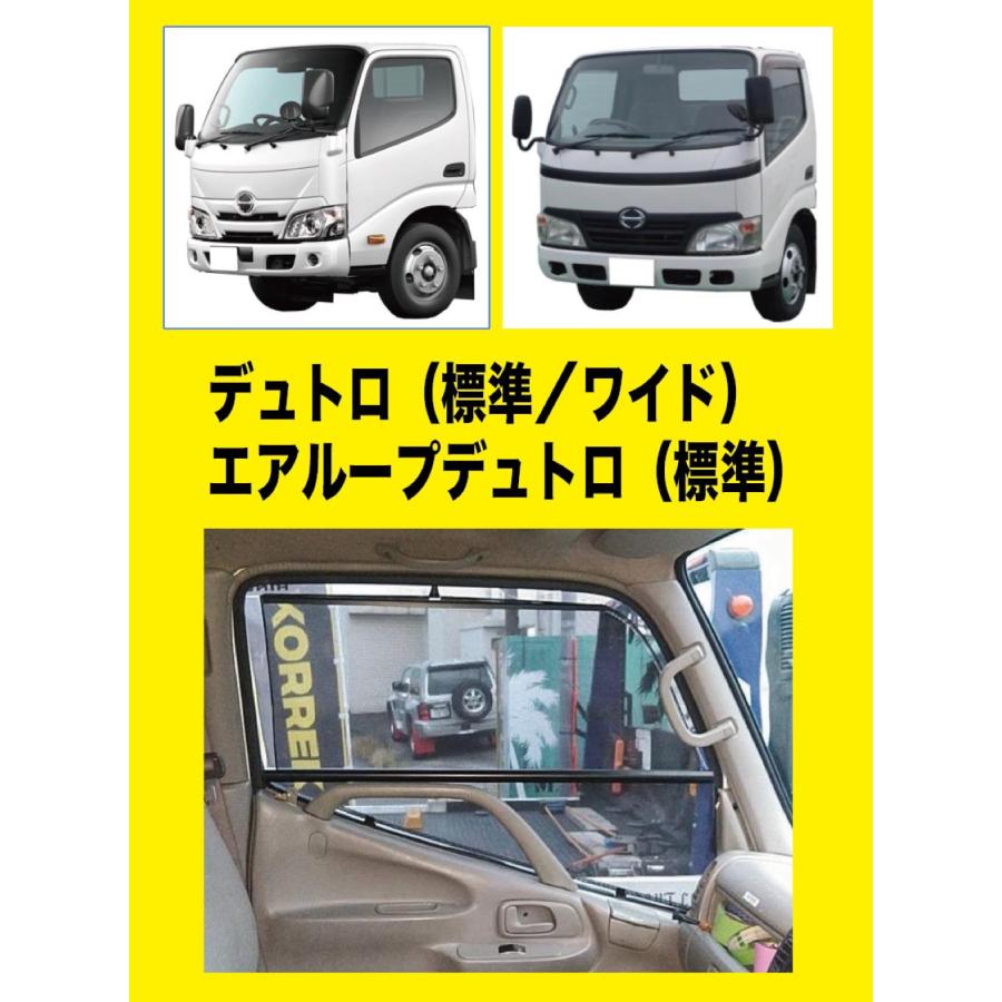 トラック用ロールスクリーンL／Rセット デュトロ （標準・ワイド