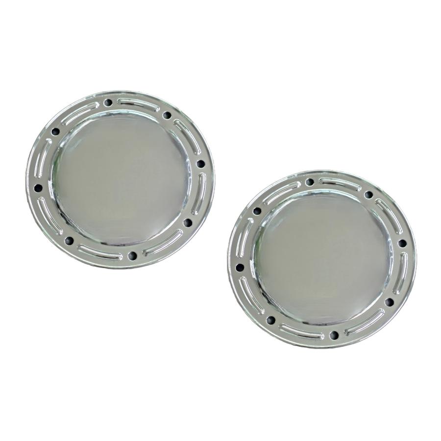 メッキ フロントハブキャップ 8穴 2015GIGA ファイブスターギガ 低床車