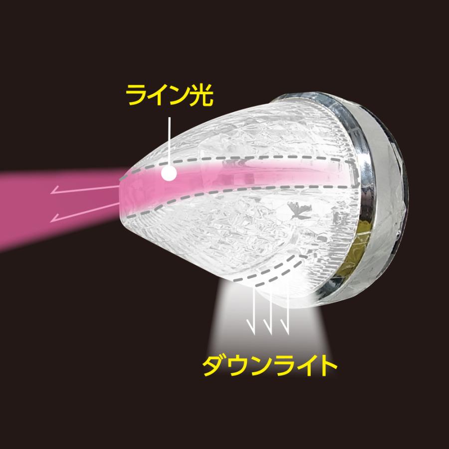 槌屋ヤック YAC CE-1878 ファルコンマーカー 桜一文字 12V/24V共用 LED